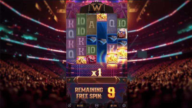 Reel Royale Showdown - free spins round
