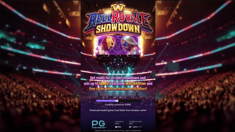 Reel Royale Showdown - slot loading screen