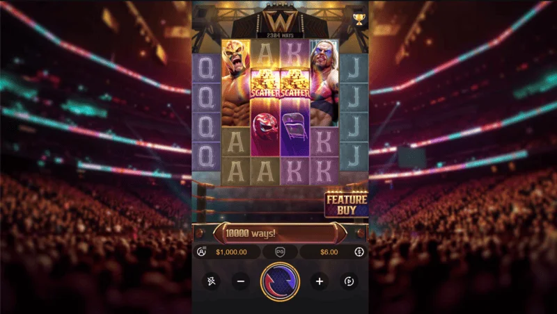 Reel Royale Showdown - main six-reel playfield